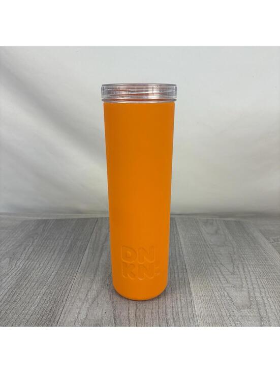 Other - Dunkin Donuts 27oz Silicone Travel Cup Tumbler Orange 2019